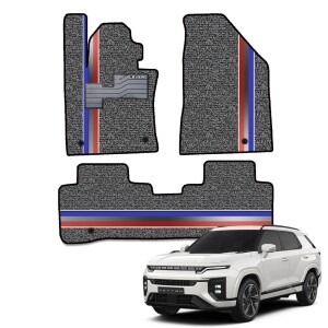 닥쏘오토 2세대 코일 라인매트 쌍용 신형 액티언 1열2열 세트 (하이브리드 호환)