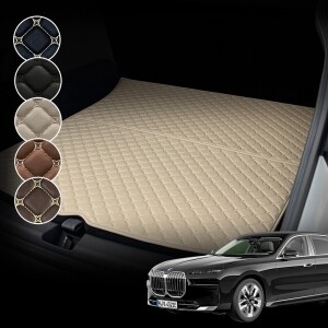 컨셉토 가죽 퀼팅 BMW 7시리즈 G70 전용 트렁크매트 (2022~)