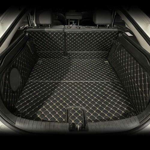 닥쏘오토,컨셉토 3D 가죽 퀼팅 (구)아이오닉 전기차 전용(더뉴포함, 스피커-유) 풀커버 사이드 트렁크매트 세트 (17~22년)