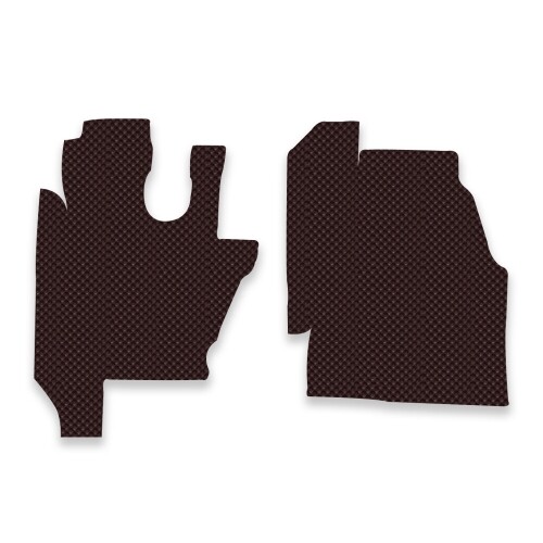 닥쏘오토,노부스 5T 트럭 전용 3D 엠보싱 차세대 고무매트 1열 운전석+조수석 세트